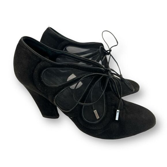 Marc Jacobs Black Heeled Shoes Size 38.5 - Picture 1 of 9